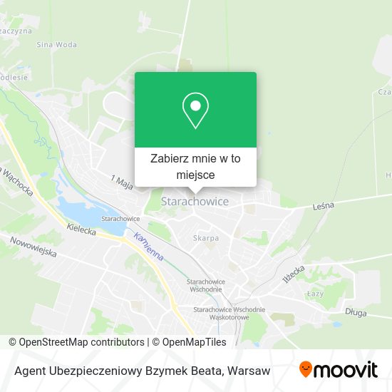 Mapa Agent Ubezpieczeniowy Bzymek Beata