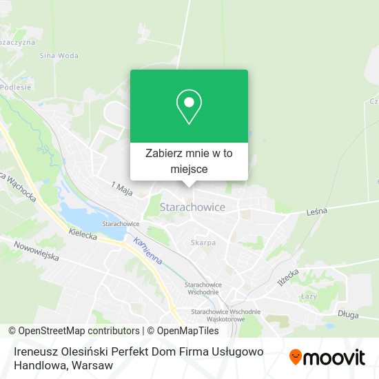 Mapa Ireneusz Olesiński Perfekt Dom Firma Usługowo Handlowa