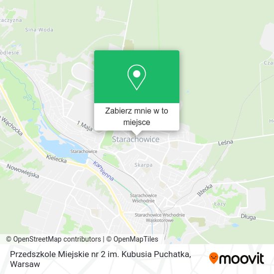 Mapa Przedszkole Miejskie nr 2 im. Kubusia Puchatka