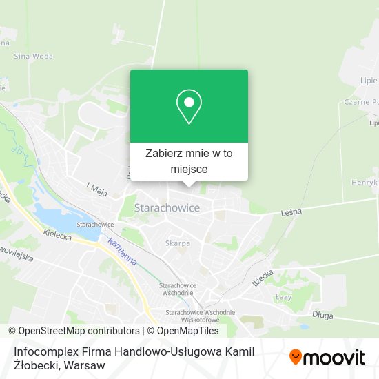 Mapa Infocomplex Firma Handlowo-Usługowa Kamil Żłobecki