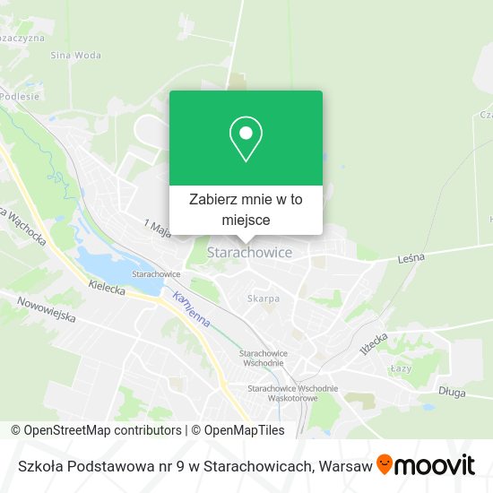 Mapa Szkoła Podstawowa nr 9 w Starachowicach