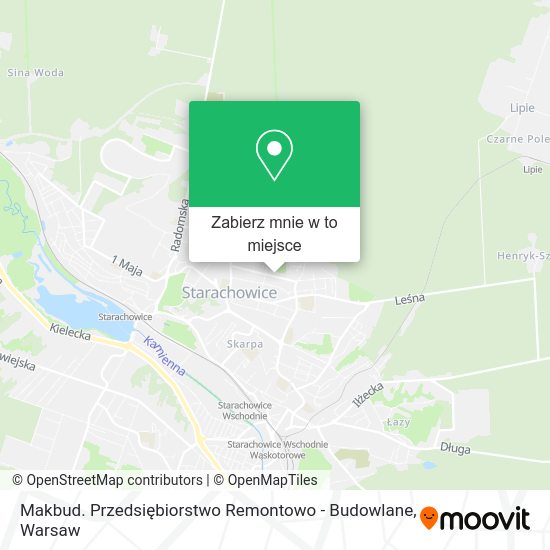 Mapa Makbud. Przedsiębiorstwo Remontowo - Budowlane