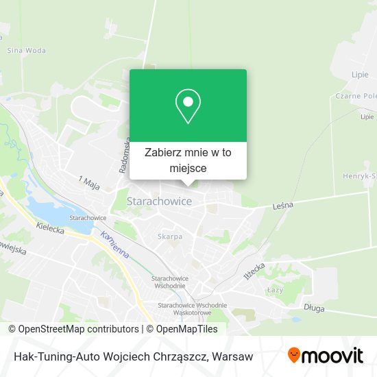 Mapa Hak-Tuning-Auto Wojciech Chrząszcz