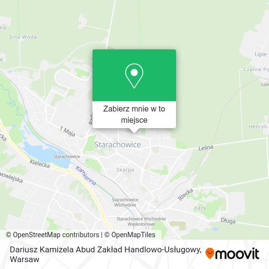 Mapa Dariusz Kamizela Abud Zakład Handlowo-Usługowy