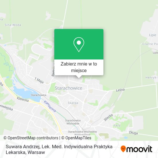 Mapa Suwara Andrzej, Lek. Med. Indywidualna Praktyka Lekarska