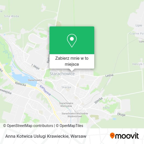 Mapa Anna Kotwica Usługi Krawieckie