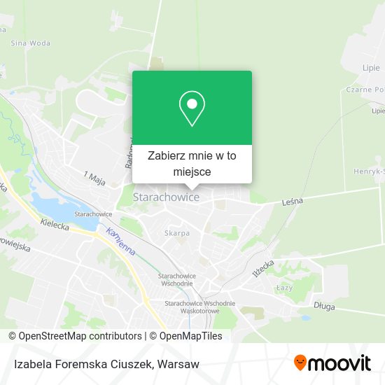 Mapa Izabela Foremska Ciuszek