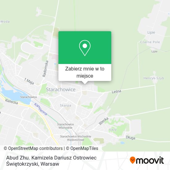 Mapa Abud Zhu. Kamizela Dariusz Ostrowiec Świętokrzyski