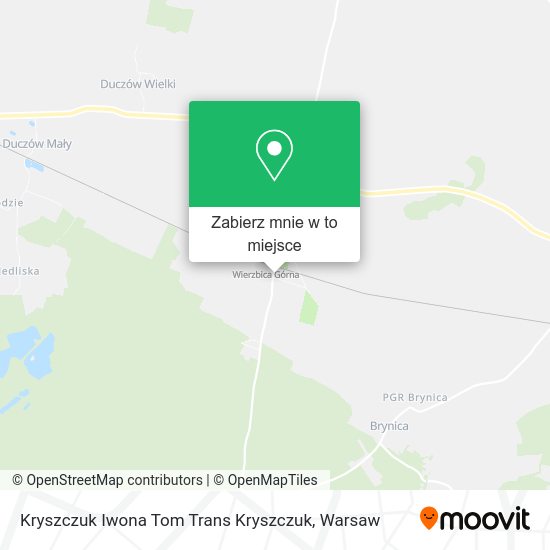 Mapa Kryszczuk Iwona Tom Trans Kryszczuk