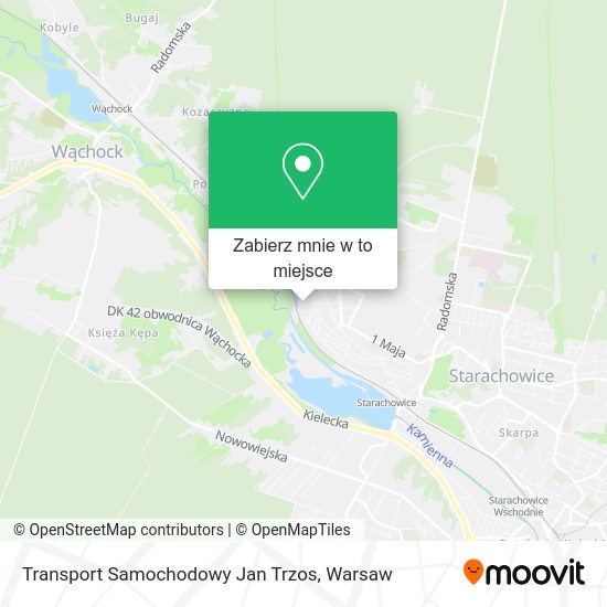 Mapa Transport Samochodowy Jan Trzos