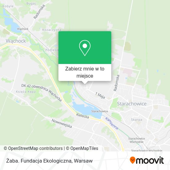 Mapa Żaba. Fundacja Ekologiczna