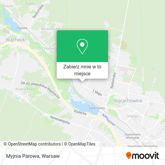 Mapa Myjnia Parowa