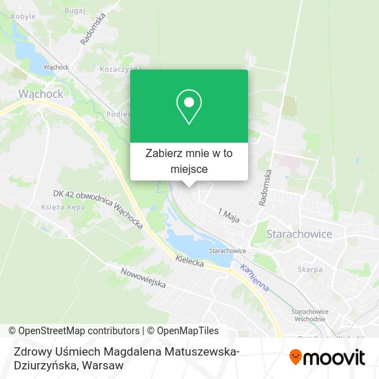 Mapa Zdrowy Uśmiech Magdalena Matuszewska-Dziurzyńska