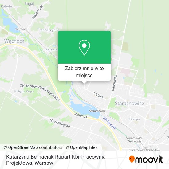 Mapa Katarzyna Bernaciak-Rupart Kbr-Pracownia Projektowa