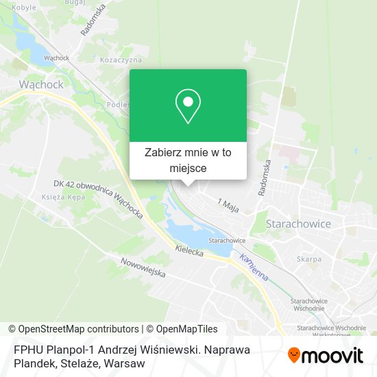 Mapa FPHU Planpol-1 Andrzej Wiśniewski. Naprawa Plandek, Stelaże