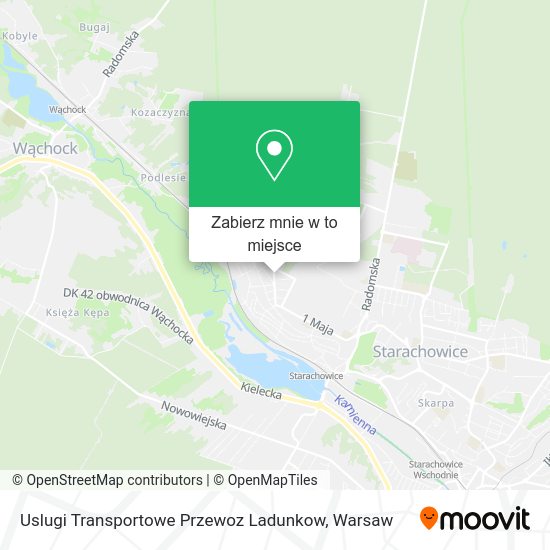 Mapa Uslugi Transportowe Przewoz Ladunkow