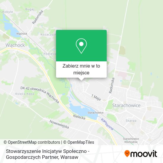 Mapa Stowarzyszenie Inicjatyw Społeczno - Gospodarczych Partner