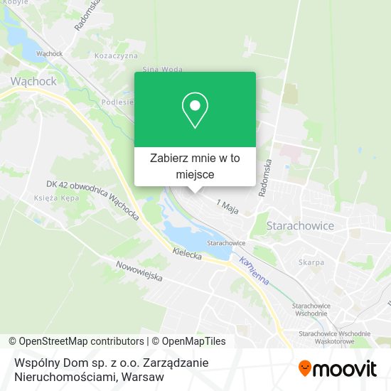 Mapa Wspólny Dom sp. z o.o. Zarządzanie Nieruchomościami