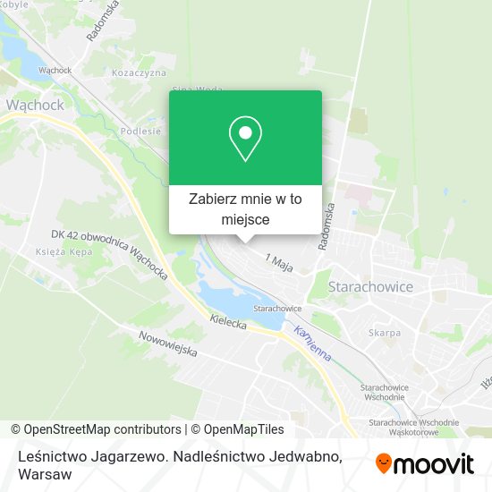 Mapa Leśnictwo Jagarzewo. Nadleśnictwo Jedwabno