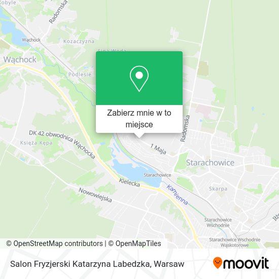 Mapa Salon Fryzjerski Katarzyna Labedzka