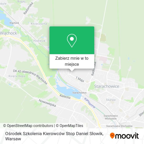 Mapa Ośrodek Szkolenia Kierowców Stop Daniel Słowik