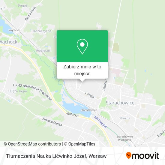 Mapa Tłumaczenia Nauka Lićwinko Józef