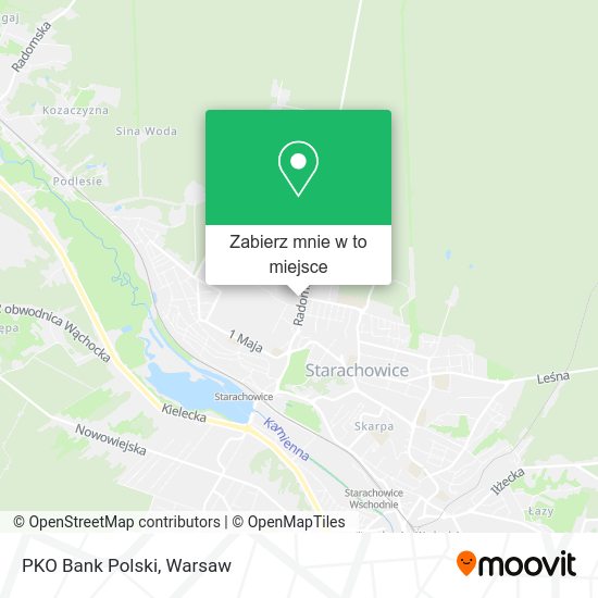 Mapa PKO Bank Polski