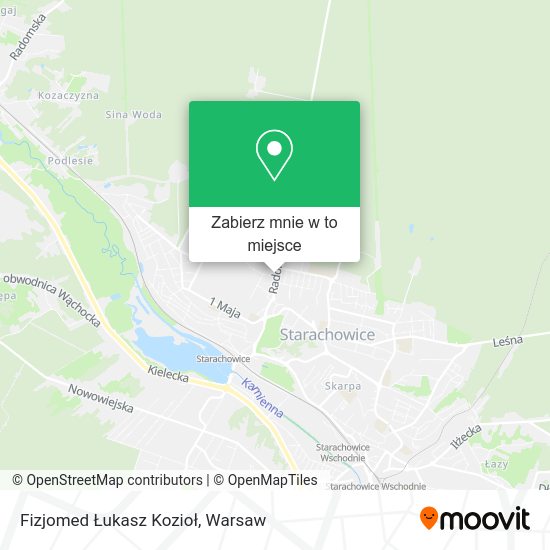 Mapa Fizjomed Łukasz Kozioł