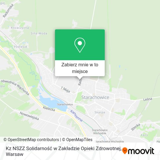 Mapa Kz NSZZ Solidarność w Zakładzie Opieki Zdrowotnej