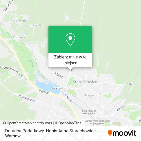 Mapa Doradca Podatkowy. Nobis Anna Starachowice