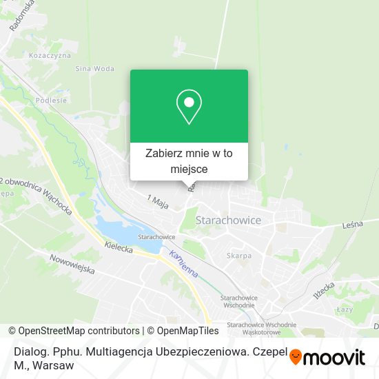 Mapa Dialog. Pphu. Multiagencja Ubezpieczeniowa. Czepel M.