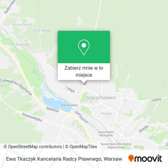 Mapa Ewa Tkaczyk Kancelaria Radcy Prawnego