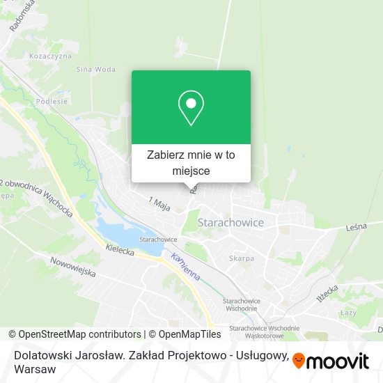 Mapa Dolatowski Jarosław. Zakład Projektowo - Usługowy