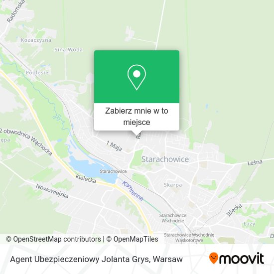 Mapa Agent Ubezpieczeniowy Jolanta Grys