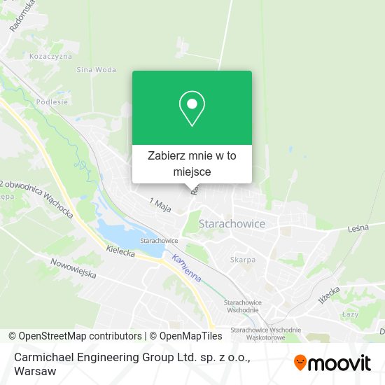 Mapa Carmichael Engineering Group Ltd. sp. z o.o.