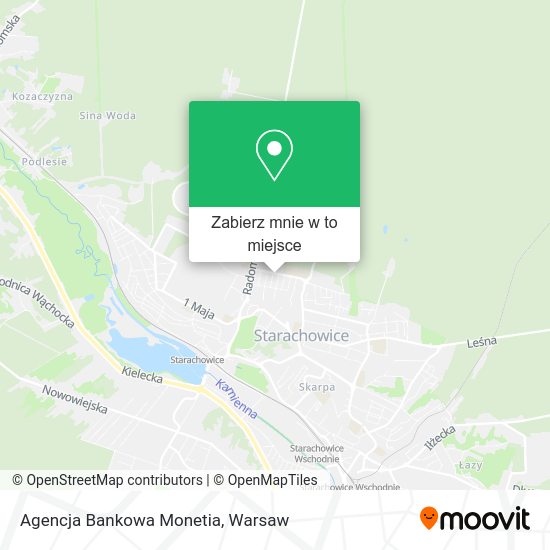 Mapa Agencja Bankowa Monetia