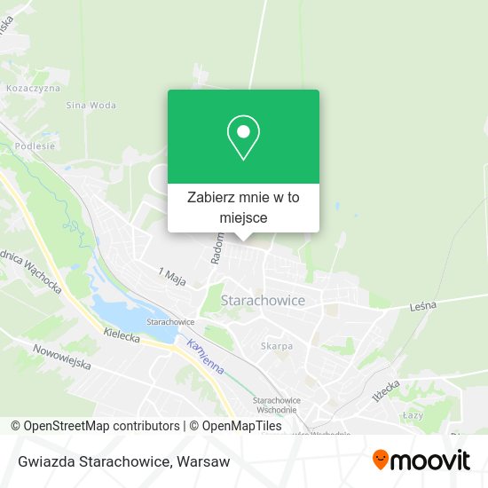 Mapa Gwiazda Starachowice