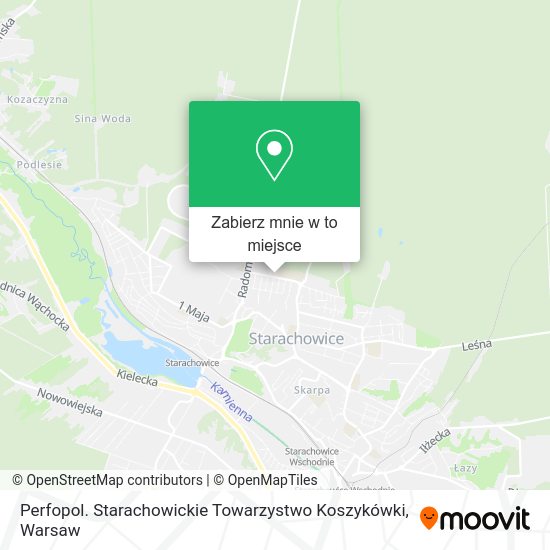 Mapa Perfopol. Starachowickie Towarzystwo Koszykówki