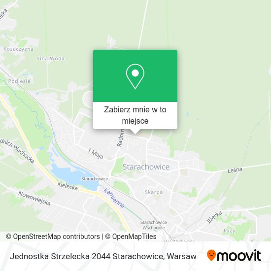 Mapa Jednostka Strzelecka 2044 Starachowice