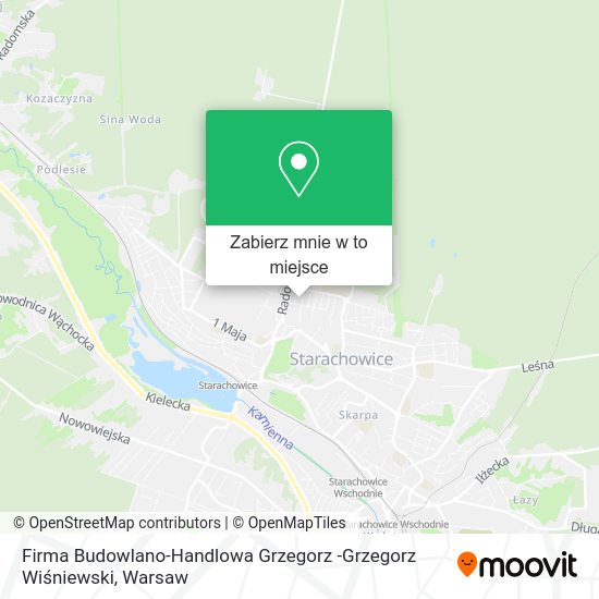 Mapa Firma Budowlano-Handlowa Grzegorz -Grzegorz Wiśniewski