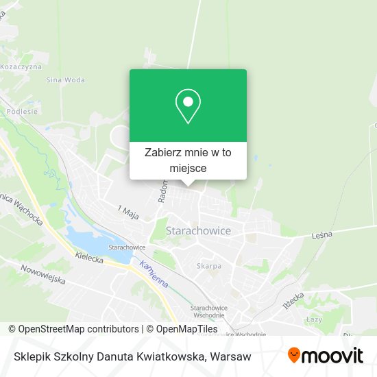 Mapa Sklepik Szkolny Danuta Kwiatkowska