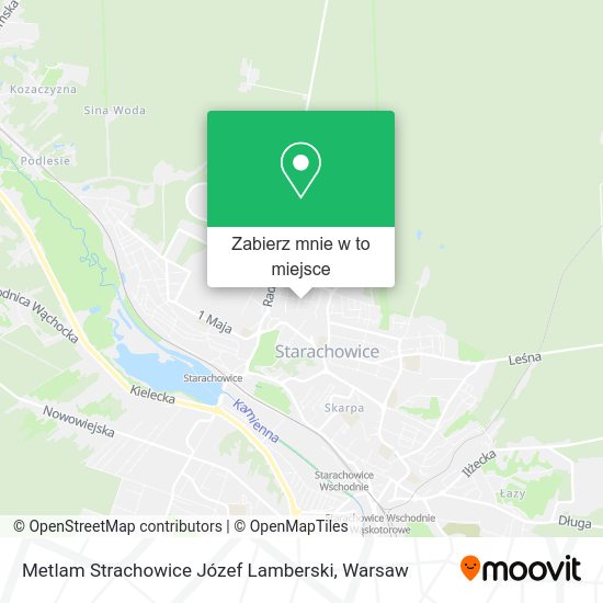 Mapa Metlam Strachowice Józef Lamberski