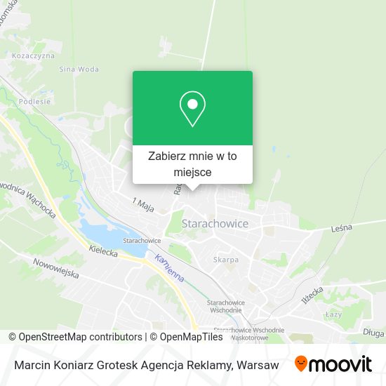 Mapa Marcin Koniarz Grotesk Agencja Reklamy