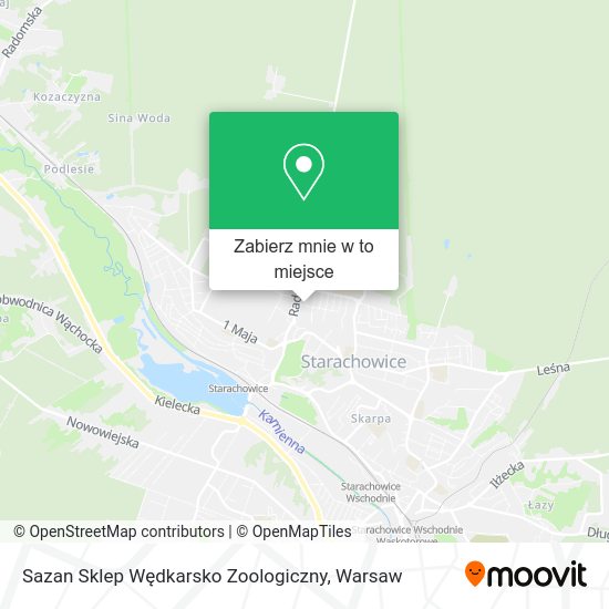 Mapa Sazan Sklep Wędkarsko Zoologiczny