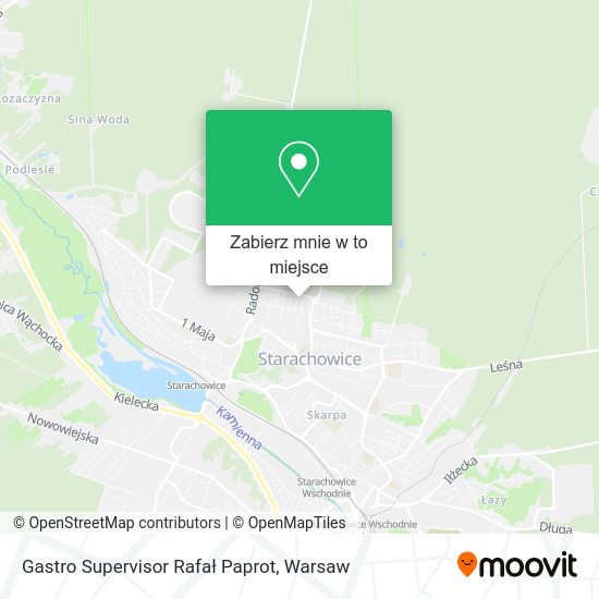 Mapa Gastro Supervisor Rafał Paprot