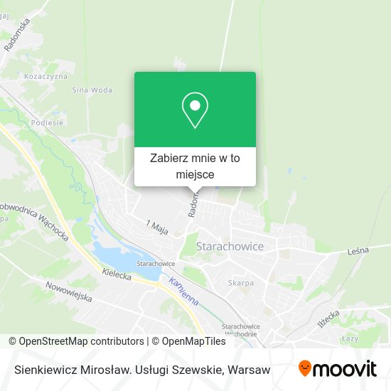 Mapa Sienkiewicz Mirosław. Usługi Szewskie