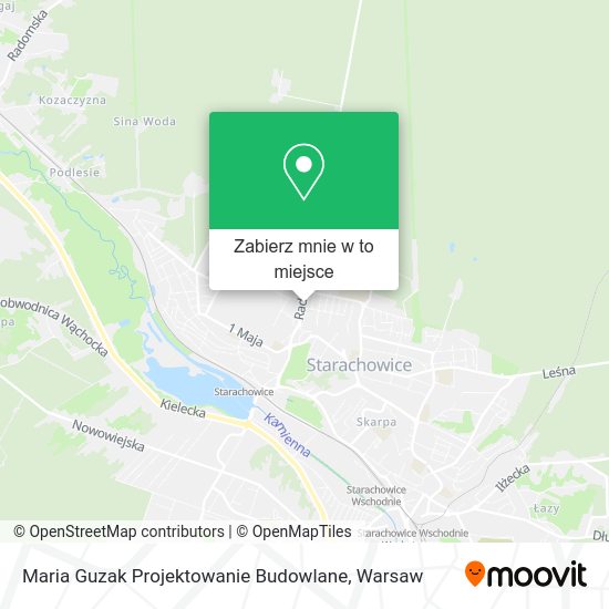 Mapa Maria Guzak Projektowanie Budowlane