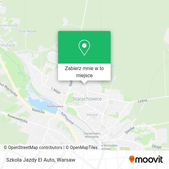 Mapa Szkoła Jazdy El Auto