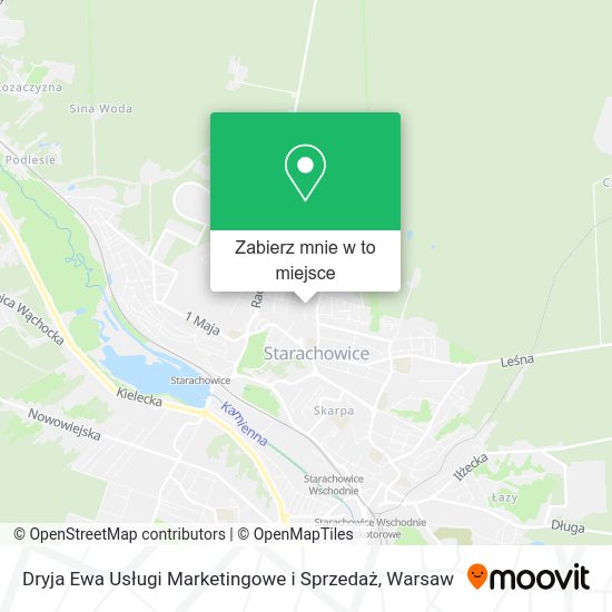 Mapa Dryja Ewa Usługi Marketingowe i Sprzedaż