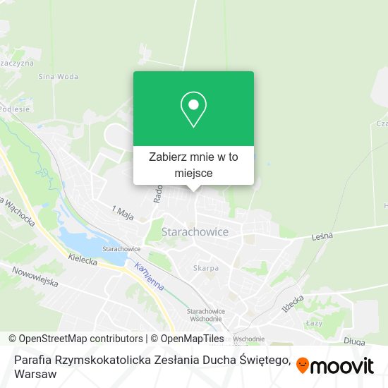 Mapa Parafia Rzymskokatolicka Zesłania Ducha Świętego